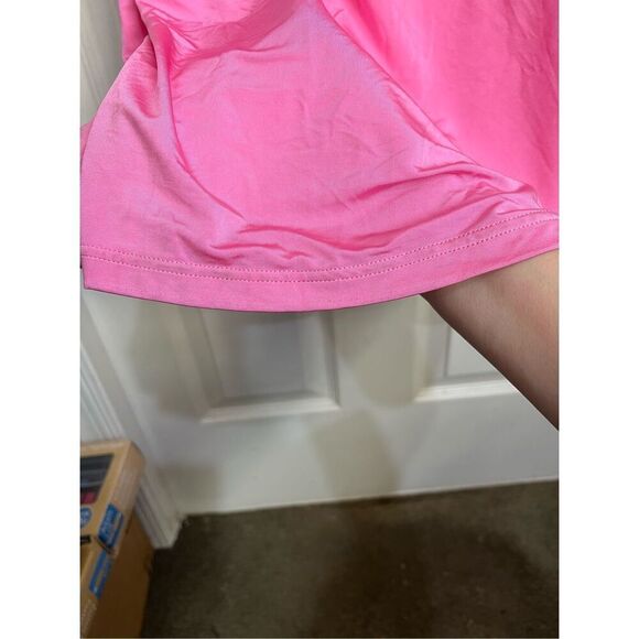 Revolve SER.O.YA Dress Womens Size Small Pink Maia Midi Strapless Drape Stretch - Picture 4 of 10